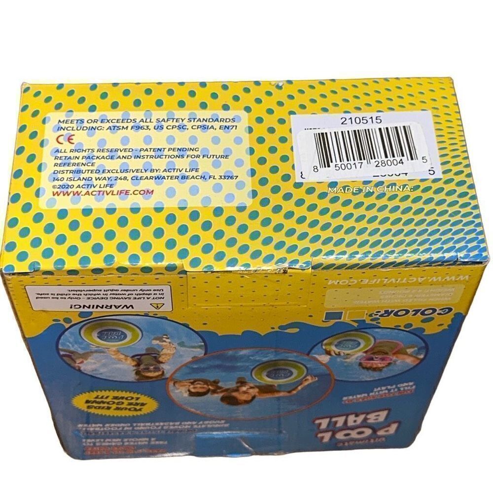 Ultimate pool ball: you fill this ball with water as seen on ABC, NBC & Fox gift - Picture 6 of 6